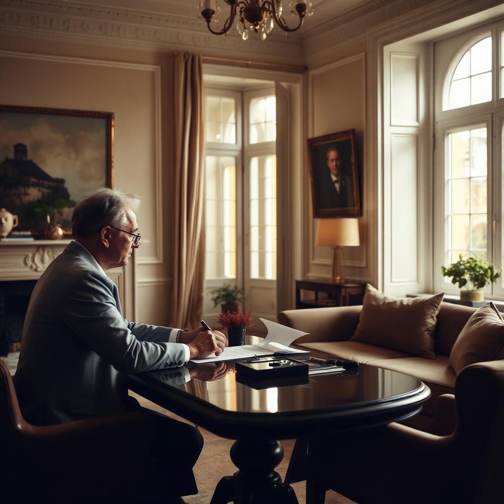 Discussion entre acheteur et agent immobilier autour d'une table à Bruxelles